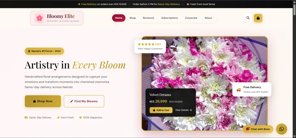 Bloomy Elite project preview